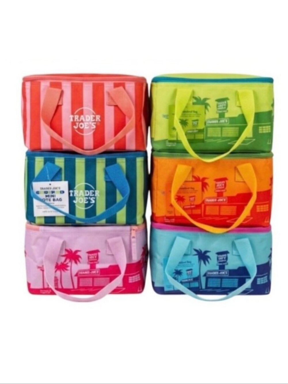 Trader Joes Complete Set Of 6 Newly Released Mini Freezer Bags
